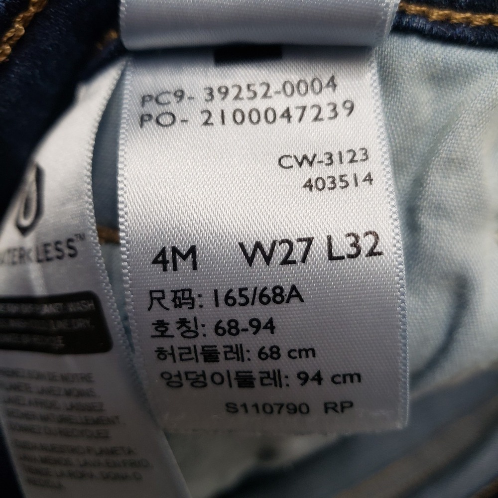 Levi's Jeans Womens 27 Blue Classic Bootcut Denim Medium Wash Stretch - Picture 9 of 12